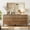 Walnut, variant on 63" Wood Accent Chest Set with Drawers, Modern Credenza Storage Cabinet with Reeded Design for Living Room, Kitchen, Dining Room, Hallway