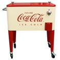 thumbnail image 1 of Leigh Country CP 98111 Glacière à Roulettes Crème et Rouge 60 Qt. Coca-Cola, Crème & Rouge, 1 of 6