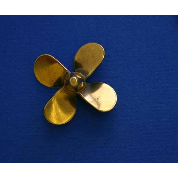 BRASS PROP 4 BLADE LH 1-1/2'' DIAMETER