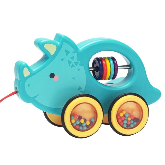 Juguete De Tracción De Dibujos Animados Para Niños, Juguete De Empuje De Animales Para Bebés, Juguete De Aprendizaje Educativo Para Niños, Regalo Para Cumpleaños Y Navidad Sweethay FN007258-05
