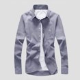 thumbnail image 1 of pstuiky camiseta de hombre, Camiseta informal de manga corta con botones y solapa de color liso para hombre ropa de hombre xl, 1 of 3