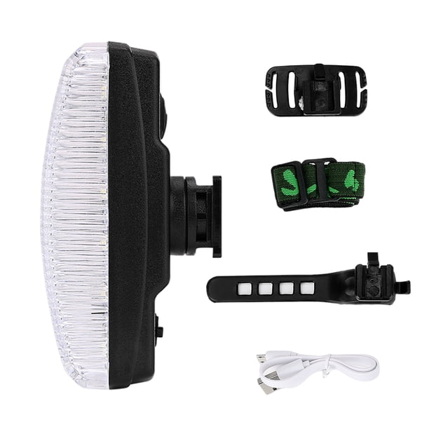 Luz de bicicleta USB recargable portátil luces traseras trasera ajustable bicicleta 90 grados rotación lámpara LED brillante senderismo ciclismo Inevent OD003706-00B