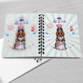 thumbnail image 4 of Happy 4th of July Patriotic Boykin Spaniel Marching Band Uniform Balloons Fireworks Spiral Bound Journal Dog Lover 5x7in Spiral Notebook - 13009, 4 of 5