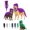 Purple, variant on Dog Cat Pet Dinosaur Skeleton Costume, Soft Plush T Rex Halloween Outfit | 3D Dinosaur Bone Hood Outfits Clothes for Medium Large Pet Cosplay Party Family