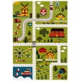 thumbnail image 2 of SAFAVIEH Carousel Kids Railroad Town Area Rug, Green/Beige, 4' x 6', 2 of 11