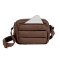 thumbnail image 2 of Crossbody Bags for Women Quilted Puffer with RFID Blocking Slots Casual Lightweight Water Resistant Multi Pocket Adjustable Wide Strap Wallet For Daily Travel Use, 2 of 6
