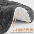 thumbnail image 5 of Keenstone Wearable Weighted Heating Pad for Neck and Shoulders Gray, 2.2lb Large Electric Heated Neck Shoulder Wrap for Warmth and Comfort - 19.3"x22.4", 5 of 10