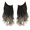 Black to White, variant on wisdomdodo 18 in Layered Shoulder-Length Wig, Natural Straight Wig, Ombre Blonde with Dark Roots and Face-Framing Layers, Ready to Wear for Daily Use