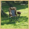 thumbnail image 5 of ARROWHEAD OUTDOOR Portable Folding Camping Quad Chair w/ 6-Can Cooler, Cup & Wine Glass Holders, Heavy-Duty Carrying Bag, Padded Armrests, Headrest & Seat, Supports up to 450lbs, USA-Based Support, 5 of 7