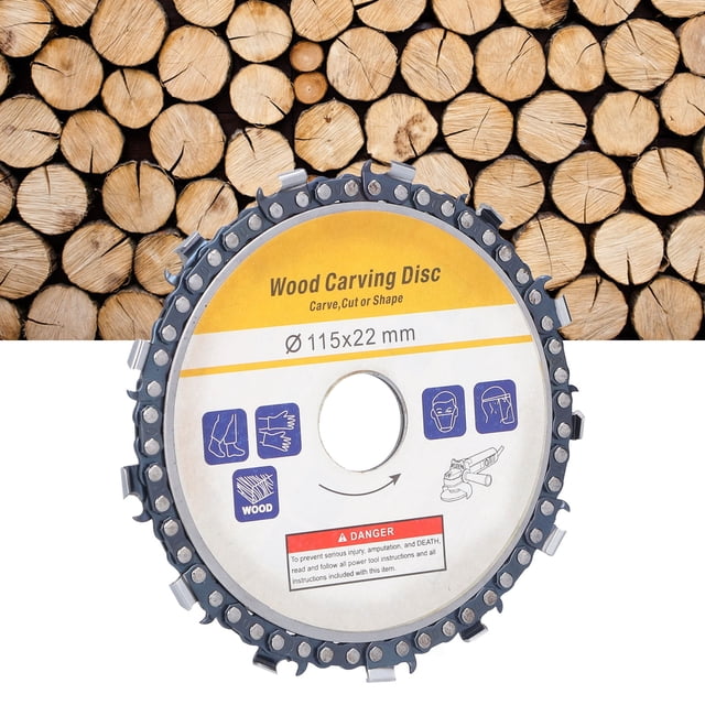 Disco De Cadena Circular, Rueda Para Tallar Madera De 4,5 Pulgadas, 13000 RPM, 13 Dientes, Resistente Al Desgaste Para Corte De Carpintería