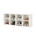 thumbnail image 4 of FASCK 8 Cubbies Shoe Organizer with 500 LBS Weight Capacity, Sturdy Shoe Rack for Entryway, Closet, Holds 24 Pairs, Storage Shelf for Shoes, Boots, 4 of 9