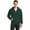 Dark Green, variant on mpany PC78ZH Mens Core Fleece Full-Zip Hooded Sweatshirt, Dark Green - Medium