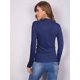 thumbnail image 3 of Sueter De Mujer Moda Sweater Dama Cuello V Abrigo Con Diseño LOLE Sueter, 3 of 5