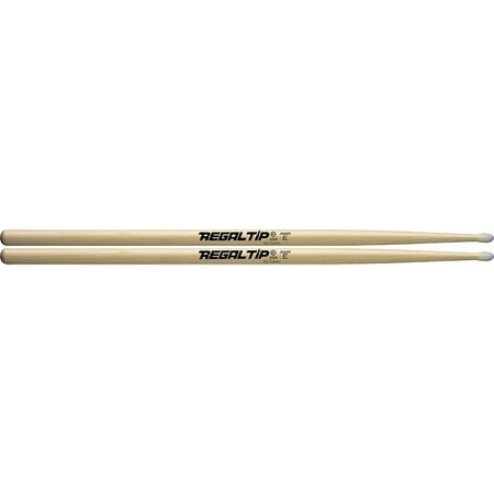 Regal Tip 011E E Series Hickory/Nylon JAZZ-E Wood Drum Set/Kit Drumstick - Pair