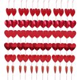 thumbnail image 2 of Costeam Valentine’s Day Heart Ceiling Decor Hanging Garlands for Bridal Shower Wedding Party Ceiling Panels Bunting Home Holiday Decor, 2 of 9