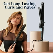 Bio Ionic Long Barrel 1 Curling Iron for Long Hair, Adjustable Heat
