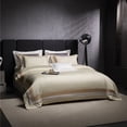 thumbnail image 2 of Linear Cream Duvet Cover Set, 2 of 9