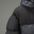 thumbnail image 5 of lkfuzj Men's Puffer Jacket Hooded Winter Coat Warm Thicken Cotton Outerwear Unisex Fashion Long Sleeve Hooded Jacket Zippered Patchwork Collar Warm Bread Padded Coat Tops - Black, 5 of 9