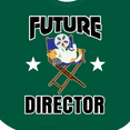 thumbnail image 4 of Inktastic Future Movie Film Director Boys or Girls Baby Bib, 4 of 4