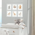thumbnail image 3 of Lambs & Ivy Watercolor Safari Jungle Animals Unframed Nursery/Child Wall Art, 3 of 5