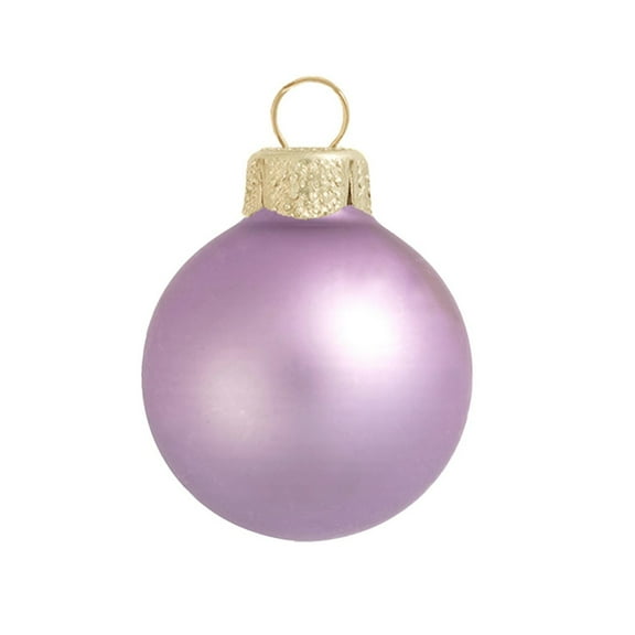 Whitehurst 12ct Soft Lavender Matte Finish Christmas Ball Ornaments - 2.75" (60mm)