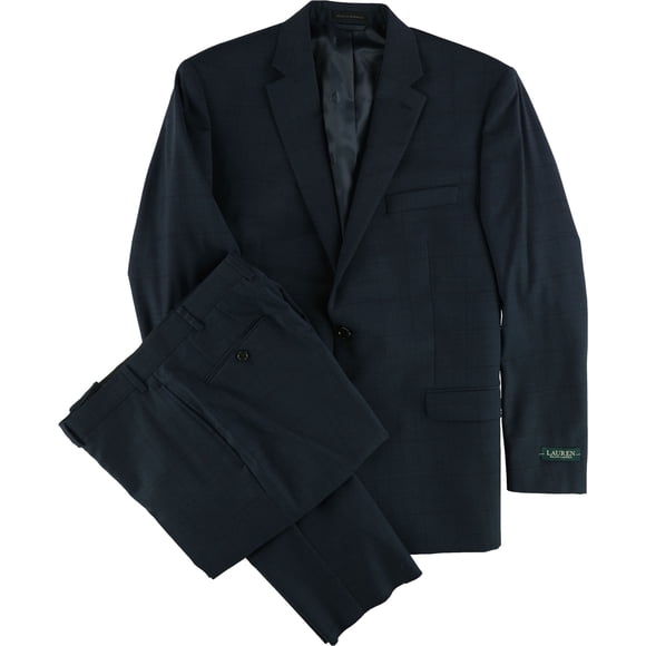 Ralph Lauren Costume Formel 2 Pcs pour Hommes, Bleu, 36 Court / 30W x Non Fini