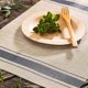 thumbnail image 5 of Set of 6 30 x 45 cm Placemats for Dining Table, Heat-Resistant Kitchen Mats - Navy Blue Striped, 5 of 5
