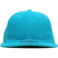 thumbnail image 2 of Solid Flat Brim Bill Fitted Baseball Cap, 2 of 6