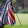 thumbnail image 1 of Toalla de golf premium para bolsa de golf Patrón de tejido de microfibra Toalla de pelota de golf Herramienta de limpieza del club Absorbe el Bandera del Unido Macarena Toallas de golf, 1 of 8