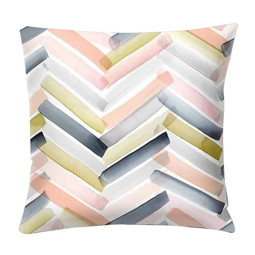 Kaboer Modern Abstract Pillow Cover Art Geometric Cushion Cover Color Diamond Pillowcase Sofa Home Decorative Throw Pillow Walmart Com Walmart Com