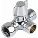thumbnail image 1 of 3-way Shower Diverter Valve, Shower Head Adapter For Shower Arm Mounted, G1/2" T-adapter Valve Replacement Parts For Shower Spray, T-diverter For Toil, 1 of 5