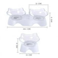 thumbnail image 5 of Cat Dog Bowl Raised Cat Food Water Bowl with Detachable Elevated Stand Pet Feeder Bowl No-Spill, Adjustable Tilted Pet Bowl, 5 of 8
