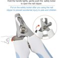 thumbnail image 4 of Cat Nail Clippers, Pet Nail Clippers and Nail Clippers with Safety Guard to Prevent Over-Cutting Stainless Steel for Dogs and Cats, Free Nail Files an, 4 of 5