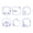 Flowers hide spring, variant on 6 Pcs Retro Floral Stencils Hollow Out Template Drawing Stencils Art Craft Supplies for Wall Painting Scrapbooking