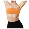thumbnail image 2 of Womens Bras Sports Bra Vest Push-Up Yoga Fitness Sports Bra With Removable Chest Pad Wireless Bra Orange XL, 2 of 6
