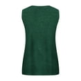 thumbnail image 5 of QWERTYU Athletic Tanks for Women Casual Tops Women Summer with Button Sleeveless Tops for Women Dressy Women's Tunic Tops for Leggings Clearance Plus Size Green XL, 5 of 6