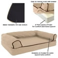 thumbnail image 4 of petmaker orthopedic pet sofa bed with memory foam, 4 of 11