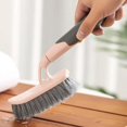 thumbnail image 2 of Tile grout brush, Bathroom cleaning brush, Pink, 2 of 5