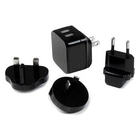 Startech.Com Dual Port Usb Wall Charger 17w / 3.4a (USB2PACBK)