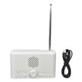 thumbnail image 1 of Radio despertador con FM y disco U, multifuncional, LED, altavoz para casa y viajes., 1 of 14