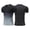 Grey, variant on ZXLBBD Tshirts Shirts for Men Ice Silk Quick-Dry Gradient Color Workout Shirts Stretch Fit Athletic Running Training Outfits T-Shirts for Man Outdoor,Gray,S