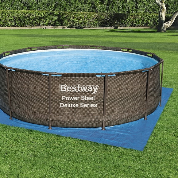 Tapete Protector Para Alberca Tapiz Inferior Bestway Azul 396 cm