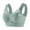 Light green, variant on Bras for Women No Underwire Back Support Bra Stretchy Relaxed Fit Bra Wide Band Back Bra Standard Back Bra Support Back Closure Bra Wireless Back Closure Bra