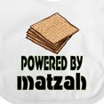 thumbnail image 4 of Inktastic Funny Passover Powered by Matzah Boys or Girls Baby Bib, 4 of 4