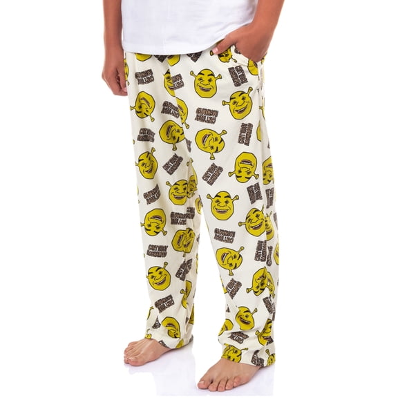 Shrek Pajama Pants Men's Can't Today I'm Swamped Lounge Sleepwear Bottoms