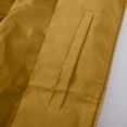 thumbnail image 4 of Men's Lightweight Jackets Stand Collar Loose Outdoor Jacket Solid Color Casual Outerwear Winter Fall Business Windbreaker with Pockets, 4 of 6