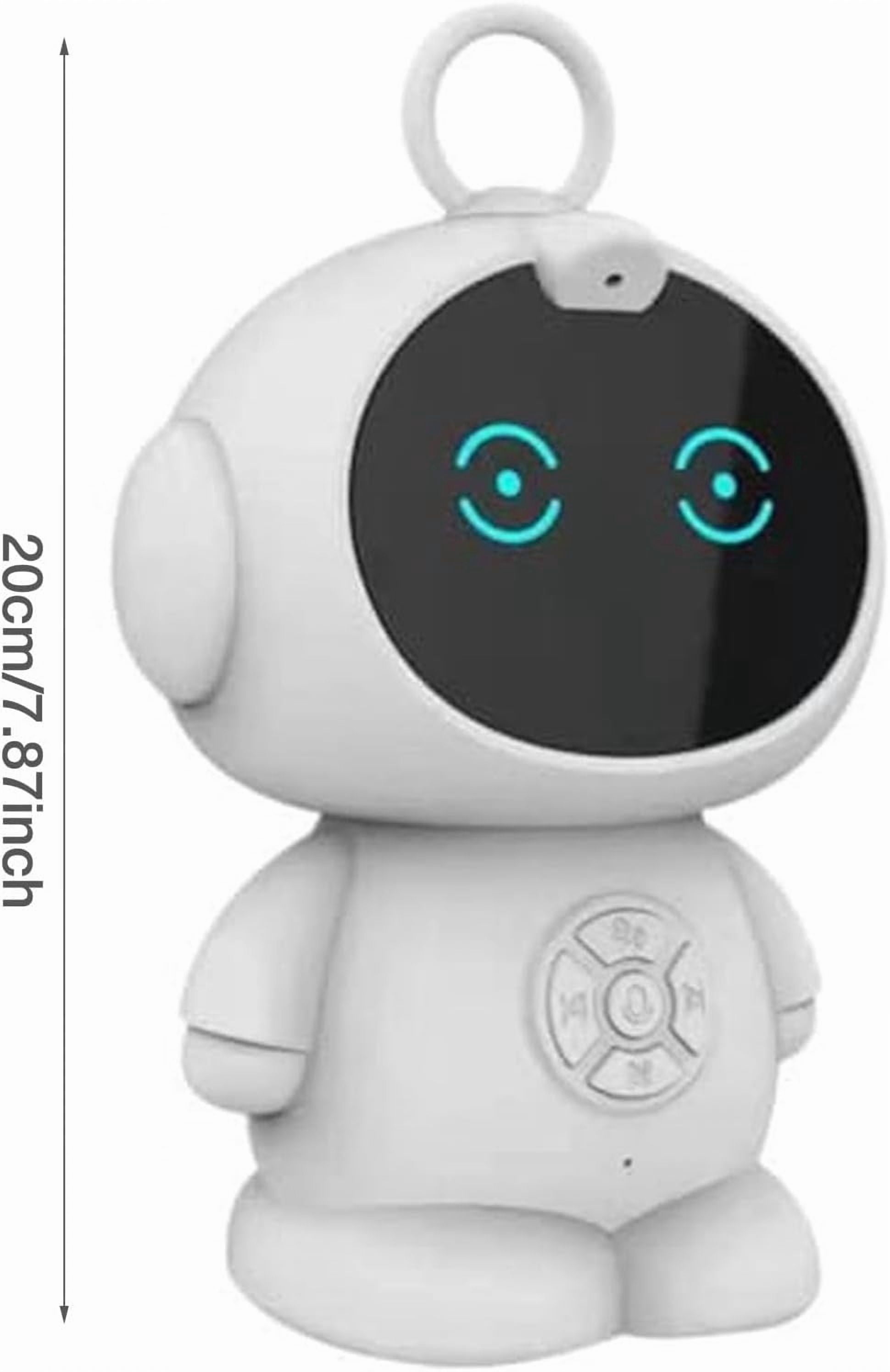 Interactive Mini Robot, Smart Robot That Talks & Plays, Educational Toy with Stories, Music & Coding Games, Fun Learning Gift