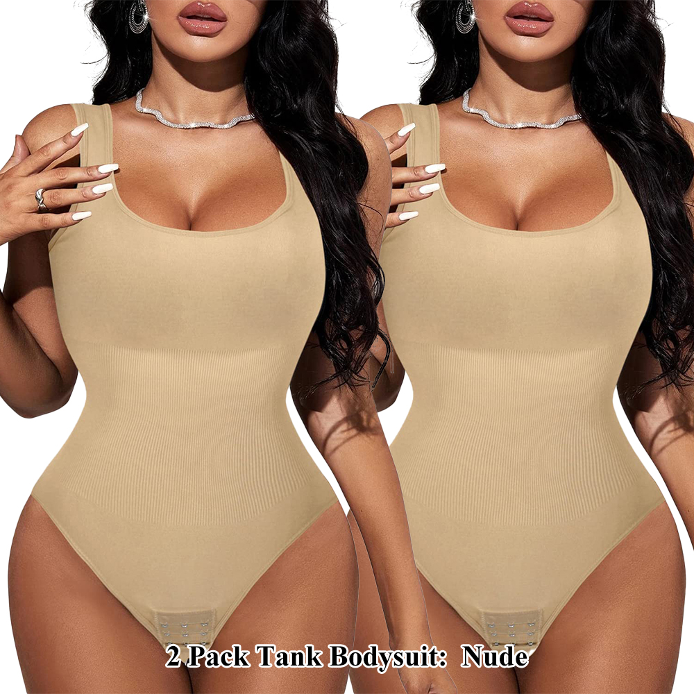 Lover-Beauty Women's Tummy Control Bodysuit - Halter Neck Shapewear Thong For Smoothing & Sculpting