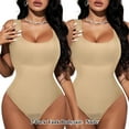 thumbnail image 3 of Gvmfive Women Tummy Control Body Shaper Slimming Waist Trainer Shapewear Bodysuit, 3 of 4