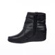 thumbnail image 3 of Botines Plataforma Casuales Tipo Piel Negro Mujer Casual negro 25 Incógnita 032D1A, 3 of 5